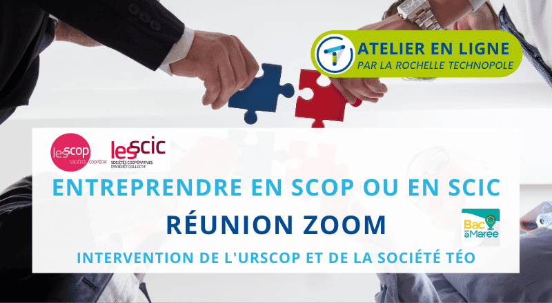 Atelier en Ligne - Découvrez comment entreprendre en SCOP ou en SCIC !