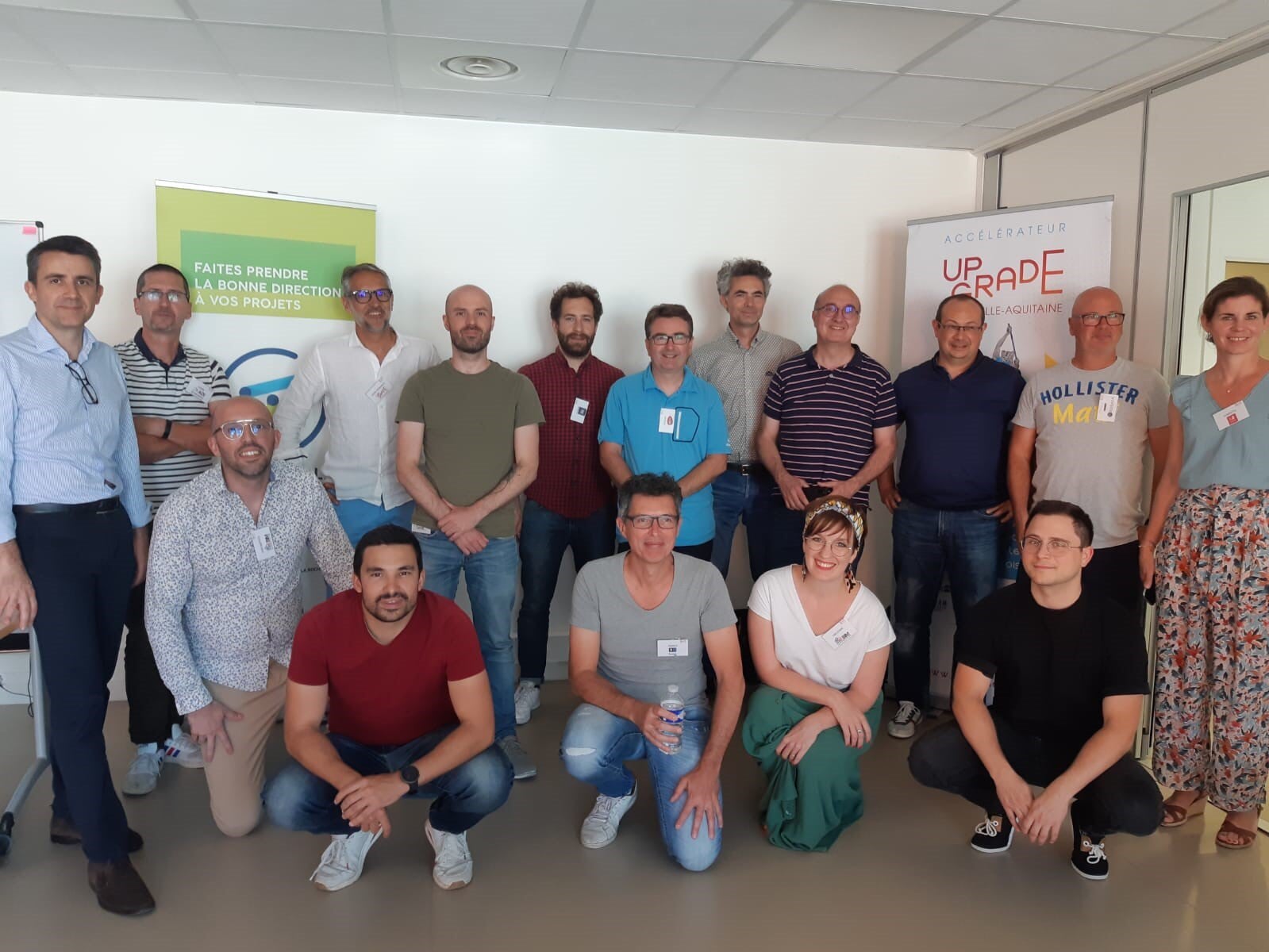 Photo de groupe des start-up du programme Pré Accélération Photo de groupe des start-up du programme Pré Accélération